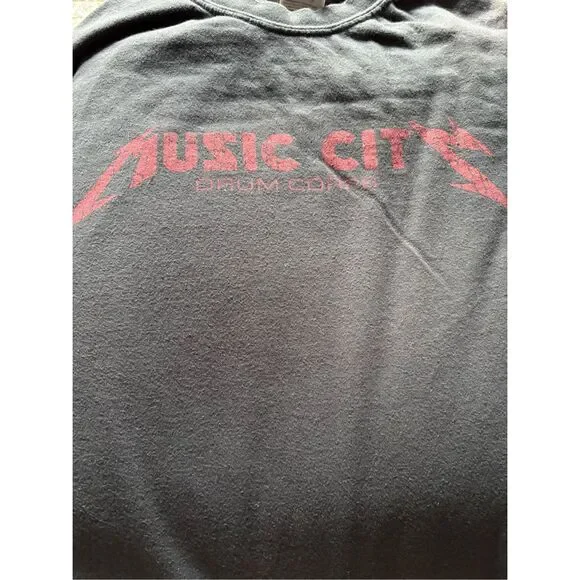 Music City Drum Corp Tee-Shirt Heavyweight Cotton Comfort Colors Black Men XL - Picture 3 of 6